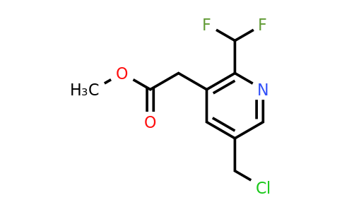 1806817-55-9 | Methyl 5-(chloromethyl)-2-(difluoromethyl)pyridine-3-acetate