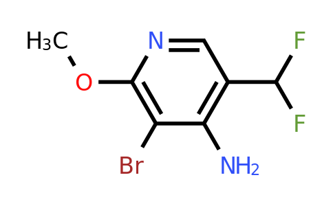 4-Amino-3-bromo-5-(difluoromethyl)-2-methoxypyridine