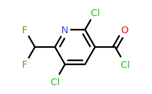 3,6-Dichloro-2-(difluoromethyl)pyridine-5-carbonyl chloride