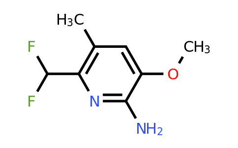 2-Amino-6-(difluoromethyl)-3-methoxy-5-methylpyridine