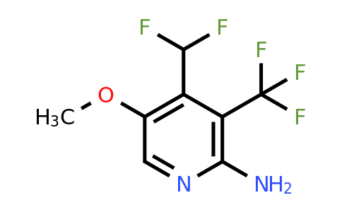 1806821-13-5 | 2-Amino-4-(difluoromethyl)-5-methoxy-3-(trifluoromethyl)pyridine