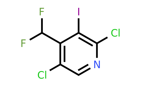 1806821-19-1 | 2,5-Dichloro-4-(difluoromethyl)-3-iodopyridine