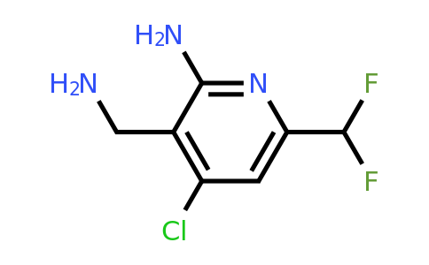 2-Amino-3-(aminomethyl)-4-chloro-6-(difluoromethyl)pyridine
