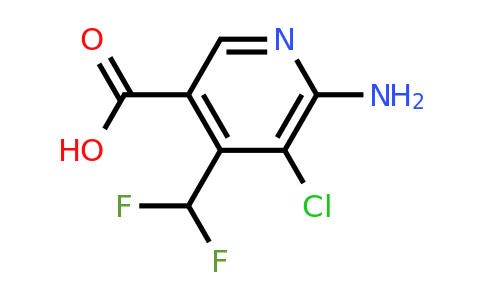 1806831-23-1 | 2-Amino-3-chloro-4-(difluoromethyl)pyridine-5-carboxylic acid