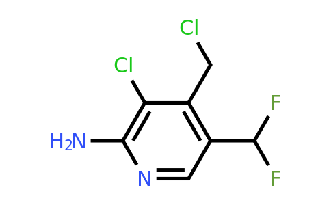 1806831-31-1 | 2-Amino-3-chloro-4-(chloromethyl)-5-(difluoromethyl)pyridine