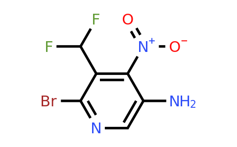 5-Amino-2-bromo-3-(difluoromethyl)-4-nitropyridine