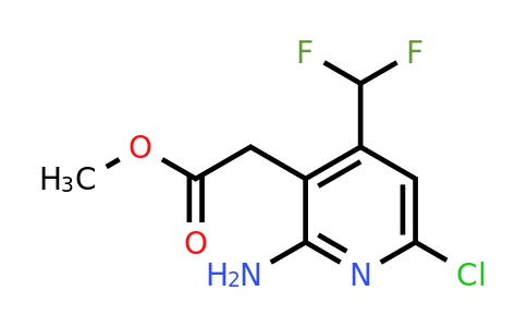 1806832-98-3 | Methyl 2-amino-6-chloro-4-(difluoromethyl)pyridine-3-acetate