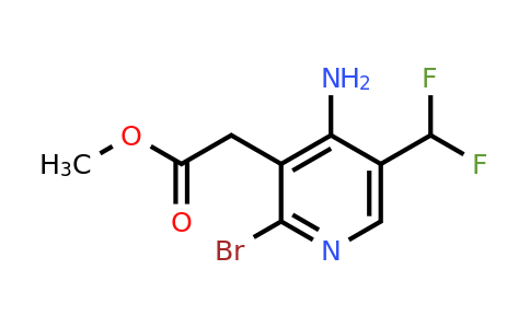 Methyl 4-amino-2-bromo-5-(difluoromethyl)pyridine-3-acetate