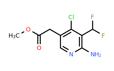 1806836-49-6 | Methyl 2-amino-4-chloro-3-(difluoromethyl)pyridine-5-acetate