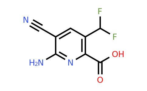 1806837-30-8 | 2-Amino-3-cyano-5-(difluoromethyl)pyridine-6-carboxylic acid