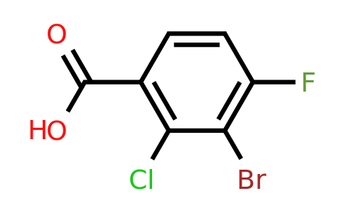 1806839-00-8 | 3-Bromo-2-chloro-4-fluorobenzoic acid