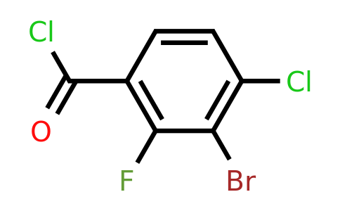 1806839-11-1 | 3-Bromo-4-chloro-2-fluorobenzoyl chloride