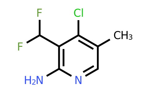 1806840-00-5 | 2-Amino-4-chloro-3-(difluoromethyl)-5-methylpyridine