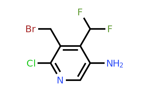 5-Amino-3-(bromomethyl)-2-chloro-4-(difluoromethyl)pyridine