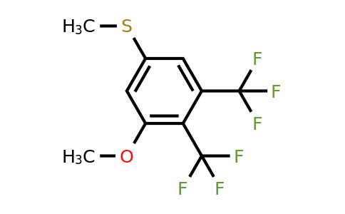 1806843-22-0 | 3,4-Bis(trifluoromethyl)-5-methoxythioanisole