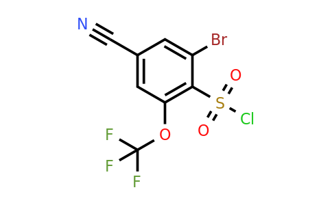 1806847-39-1 | 2-Bromo-4-cyano-6-(trifluoromethoxy)benzenesulfonyl chloride