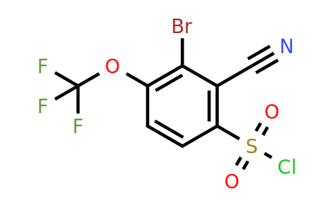 1806847-47-1 | 3-Bromo-2-cyano-4-(trifluoromethoxy)benzenesulfonyl chloride