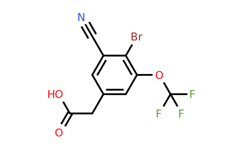 1806848-56-5 | 4-Bromo-3-cyano-5-(trifluoromethoxy)phenylacetic acid