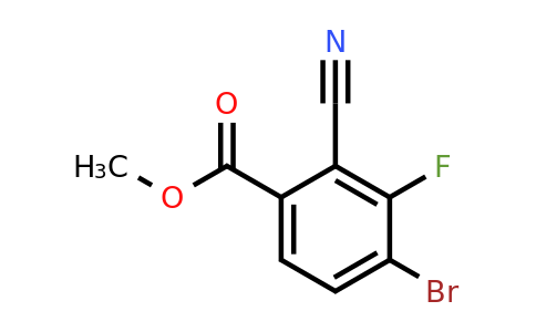 1806848-65-6 | Methyl 4-bromo-2-cyano-3-fluorobenzoate