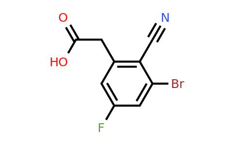 1806848-79-2 | 3-Bromo-2-cyano-5-fluorophenylacetic acid
