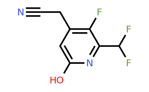 1806848-83-8 | 2-(Difluoromethyl)-3-fluoro-6-hydroxypyridine-4-acetonitrile