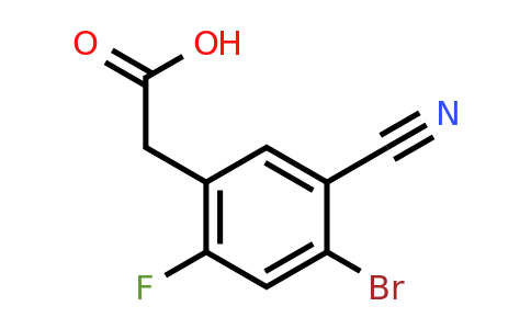 1806849-00-2 | 4-Bromo-5-cyano-2-fluorophenylacetic acid
