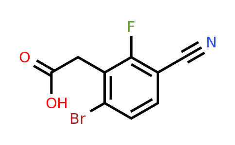 1806849-07-9 | 6-Bromo-3-cyano-2-fluorophenylacetic acid