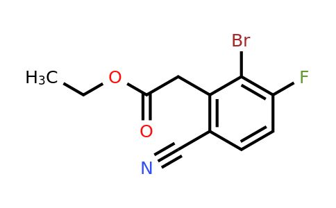 1806849-18-2 | Ethyl 2-bromo-6-cyano-3-fluorophenylacetate