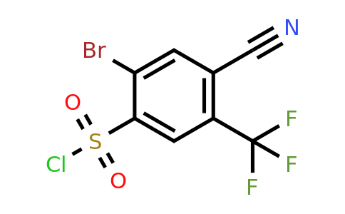 1806849-54-6 | 2-Bromo-4-cyano-5-(trifluoromethyl)benzenesulfonyl chloride