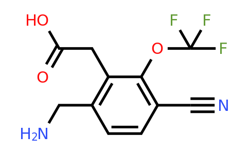 1806850-97-4 | 6-Aminomethyl-3-cyano-2-(trifluoromethoxy)phenylacetic acid