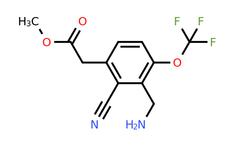 1806851-47-7 | Methyl 3-aminomethyl-2-cyano-4-(trifluoromethoxy)phenylacetate