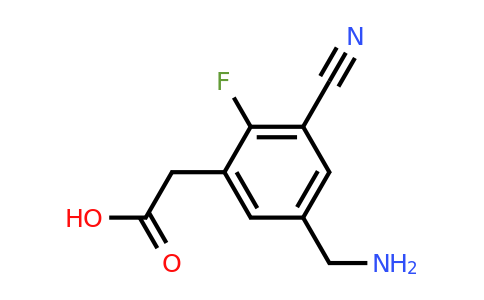1806851-50-2 | 5-Aminomethyl-3-cyano-2-fluorophenylacetic acid