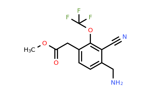 1806851-52-4 | Methyl 4-aminomethyl-3-cyano-2-(trifluoromethoxy)phenylacetate