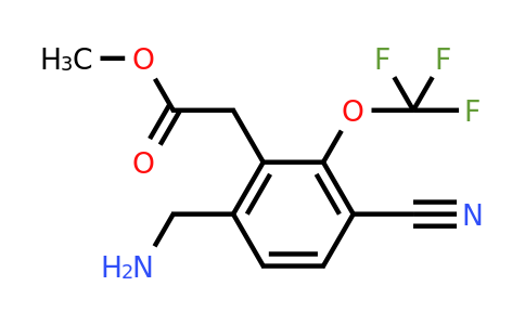 1806851-59-1 | Methyl 6-aminomethyl-3-cyano-2-(trifluoromethoxy)phenylacetate