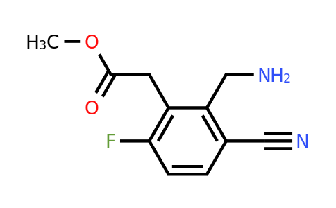 1806851-65-9 | Methyl 2-aminomethyl-3-cyano-6-fluorophenylacetate
