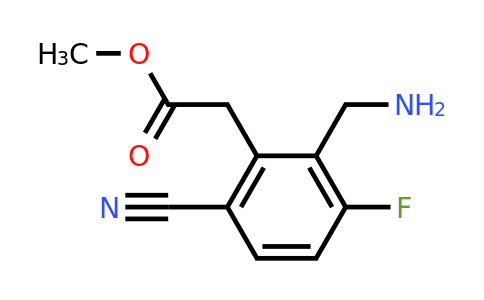 1806851-70-6 | Methyl 2-aminomethyl-6-cyano-3-fluorophenylacetate