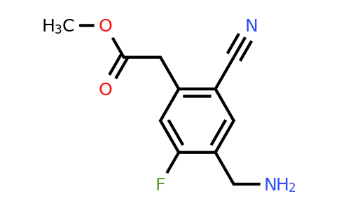 1806851-75-1 | Methyl 4-aminomethyl-2-cyano-5-fluorophenylacetate