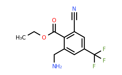 1806851-96-6 | Ethyl 2-aminomethyl-6-cyano-4-(trifluoromethyl)benzoate