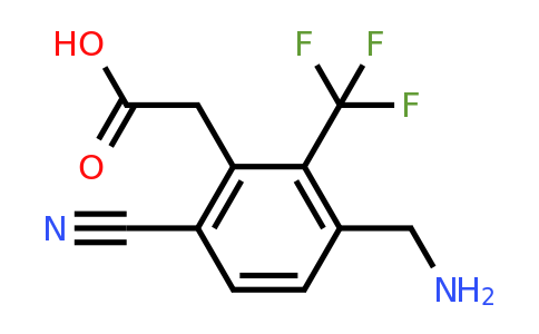 1806852-45-8 | 3-Aminomethyl-6-cyano-2-(trifluoromethyl)phenylacetic acid