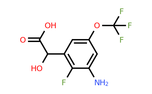 1806853-14-4 | 3-Amino-2-fluoro-5-(trifluoromethoxy)mandelic acid