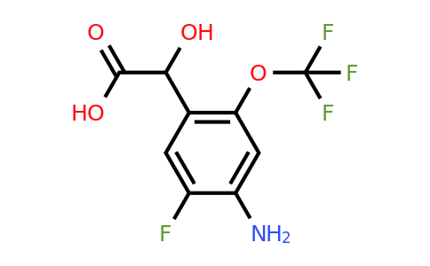1806853-18-8 | 4-Amino-5-fluoro-2-(trifluoromethoxy)mandelic acid