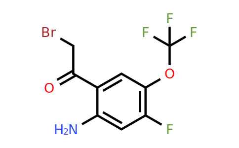 1806853-25-7 | 2'-Amino-4'-fluoro-5'-(trifluoromethoxy)phenacyl bromide