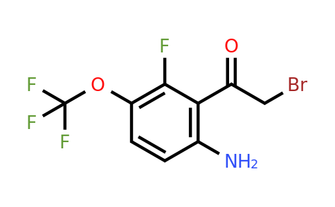 1806853-43-9 | 6'-Amino-2'-fluoro-3'-(trifluoromethoxy)phenacyl bromide