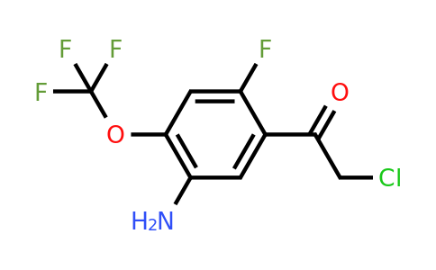 1806853-54-2 | 5'-Amino-2'-fluoro-4'-(trifluoromethoxy)phenacyl chloride