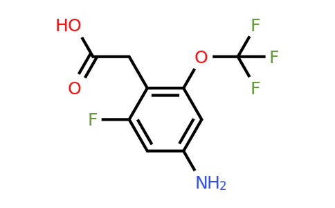 1806853-69-9 | 4-Amino-2-fluoro-6-(trifluoromethoxy)phenylacetic acid