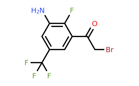 1806854-61-4 | 3'-Amino-2'-fluoro-5'-(trifluoromethyl)phenacyl bromide