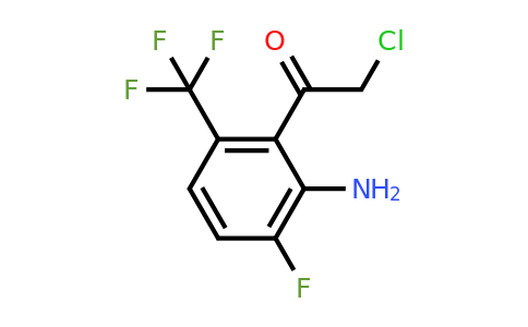 1806854-84-1 | 2'-Amino-3'-fluoro-6'-(trifluoromethyl)phenacyl chloride