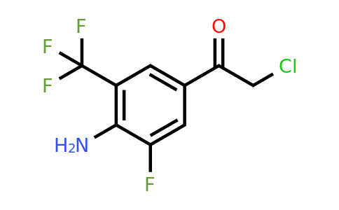 1806854-92-1 | 4'-Amino-3'-fluoro-5'-(trifluoromethyl)phenacyl chloride