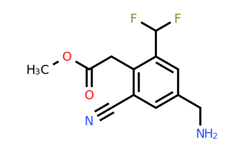 1806855-08-2 | Methyl 4-aminomethyl-2-cyano-6-(difluoromethyl)phenylacetate