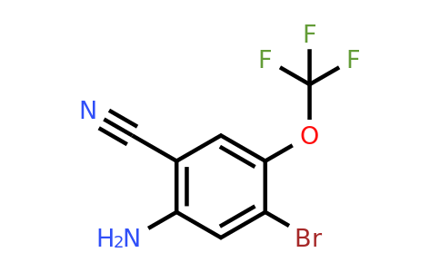 1806855-19-5 | 5-Bromo-2-cyano-4-(trifluoromethoxy)aniline